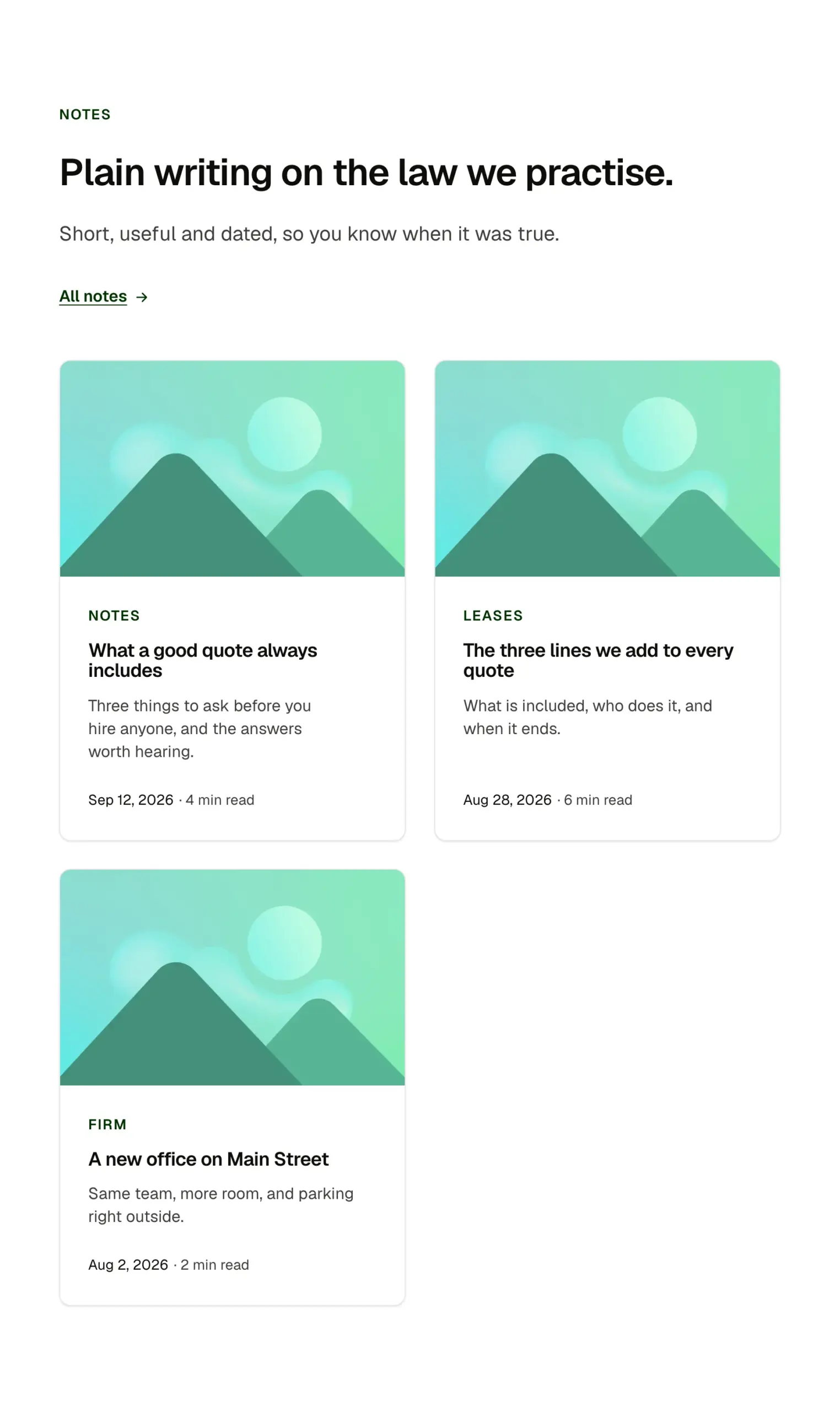 Blog grid