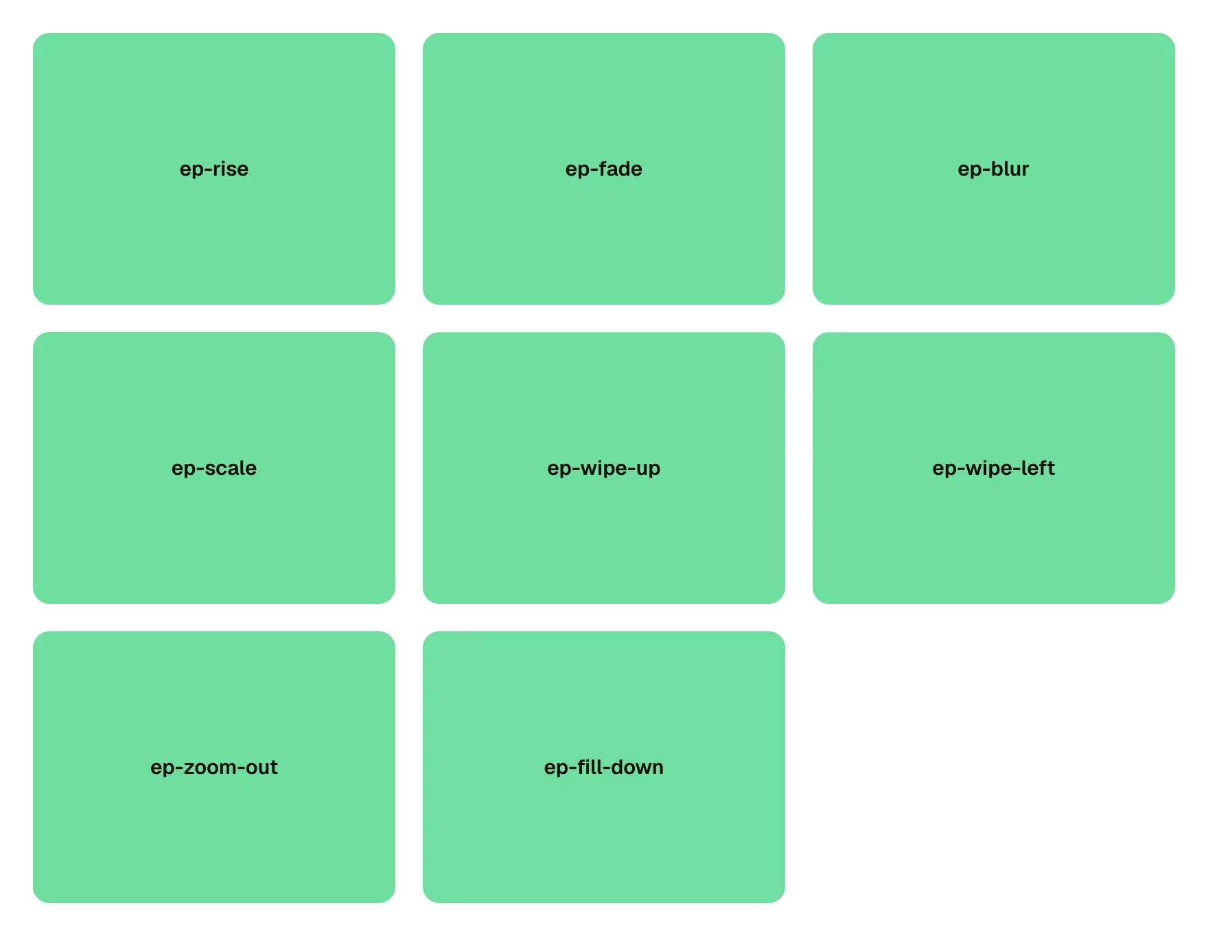 Motion stylesheet
