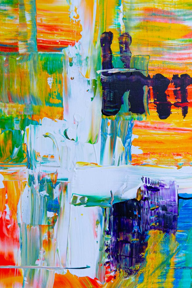 Sculptural fluid abstract forms