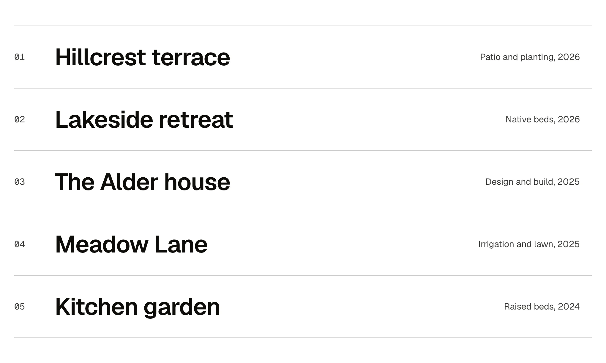 List: hover preview